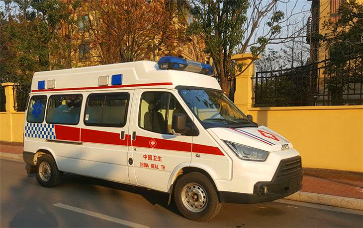 精神病院专用转运型救护车_江铃特顺长轴高顶精神病医院专用救护车